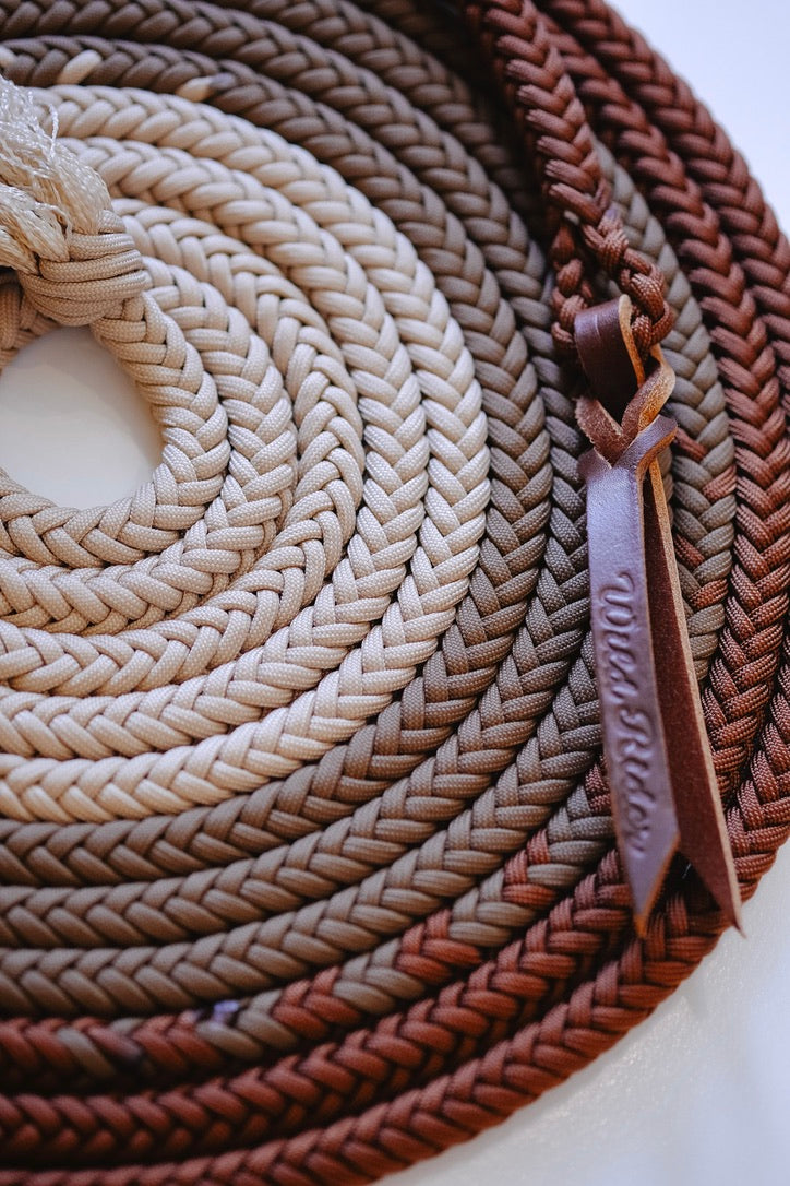 Ombré Paracord Mecate, "Aruna", 8 Strand