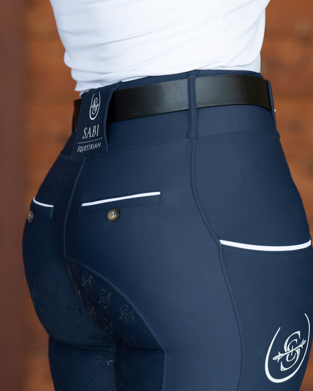 Sculpt Performance Hybrid Breeches: Azurite