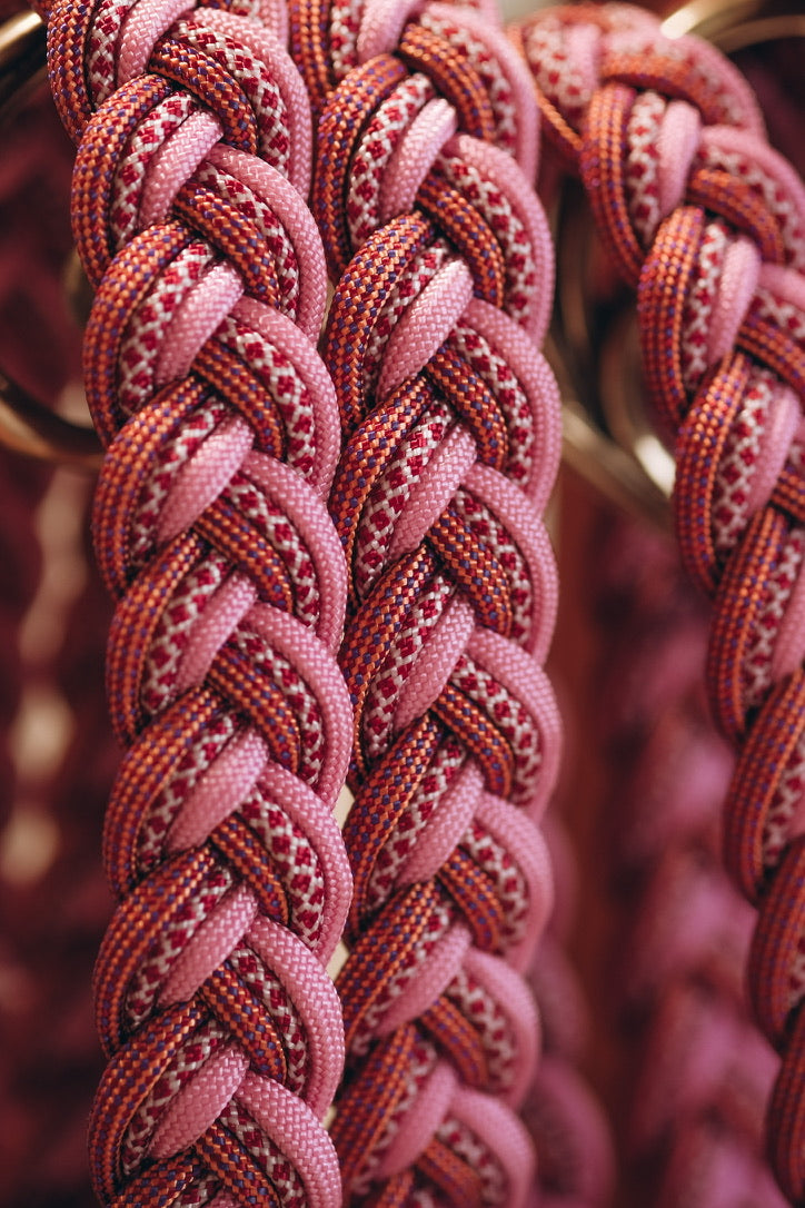Flat Braided Split Reins - "Mean Girls"