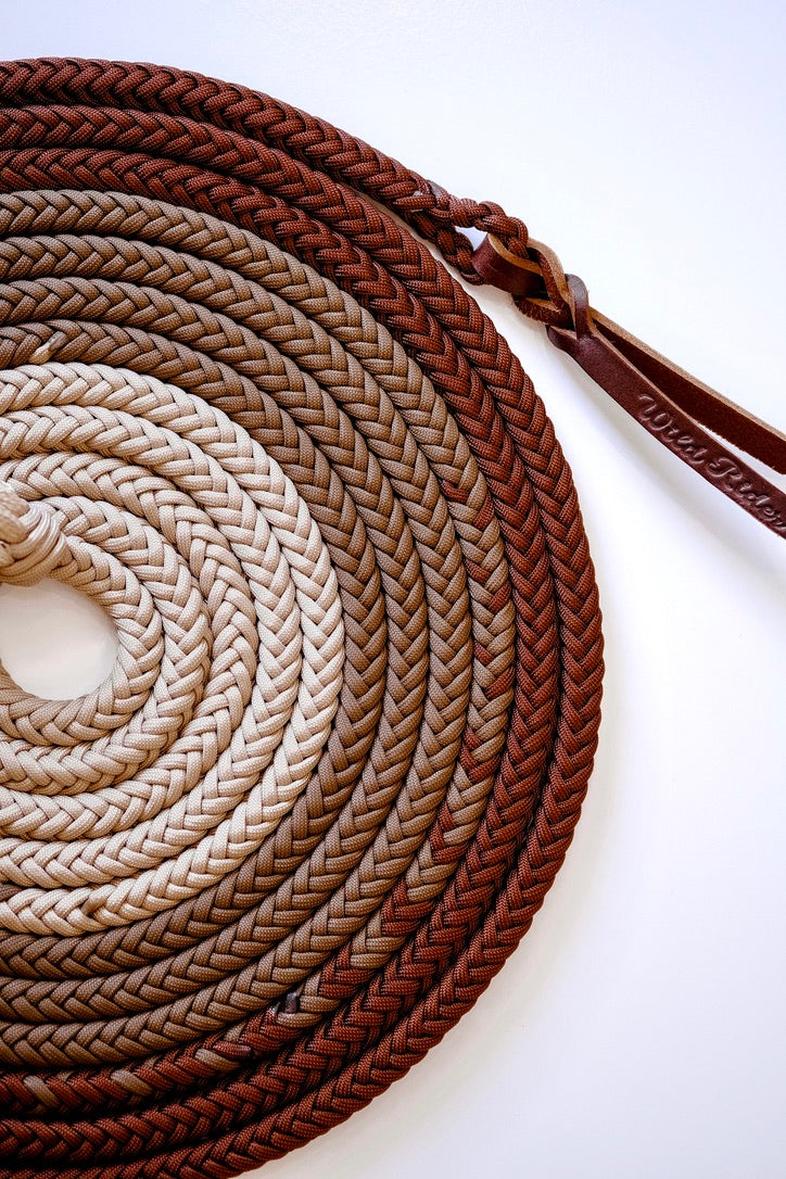 Ombré Paracord Mecate, "Aruna", 8 Strand