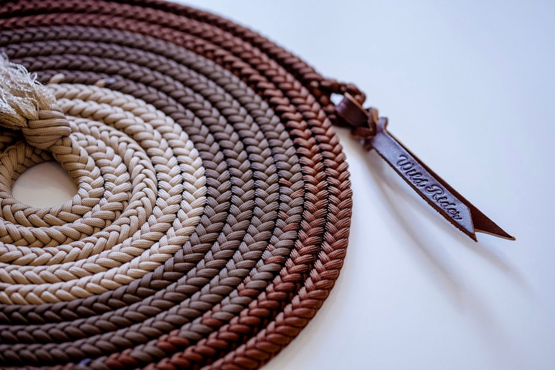 Ombré Paracord Mecate, "Aruna", 8 Strand