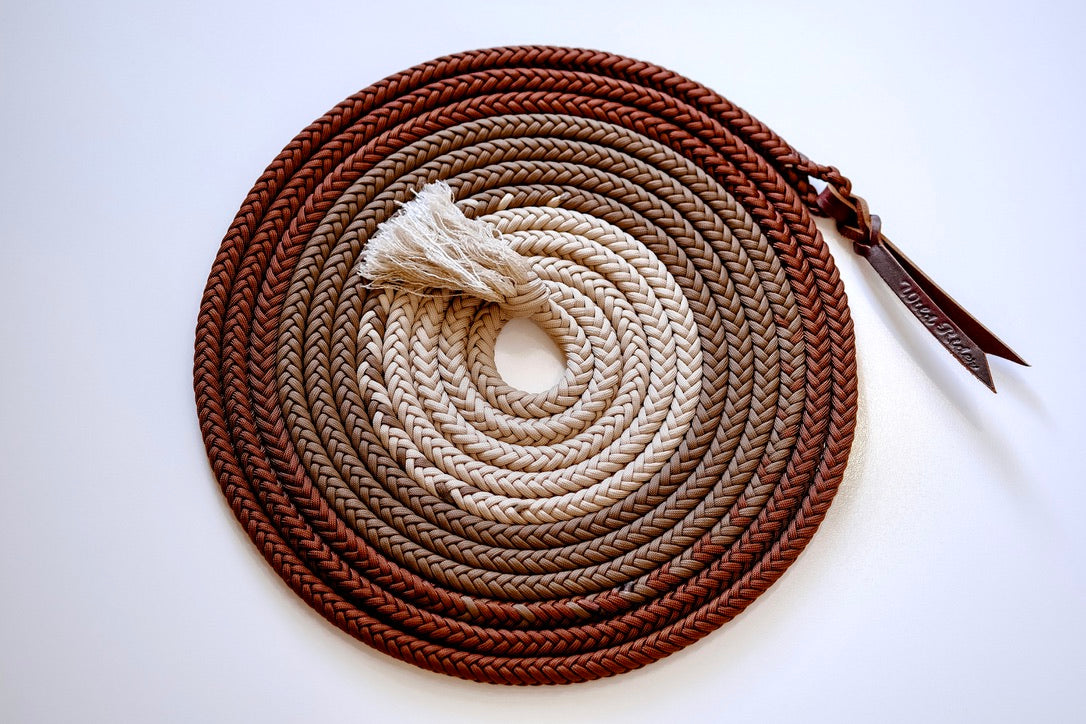 Ombré Paracord Mecate, "Aruna", 8 Strand