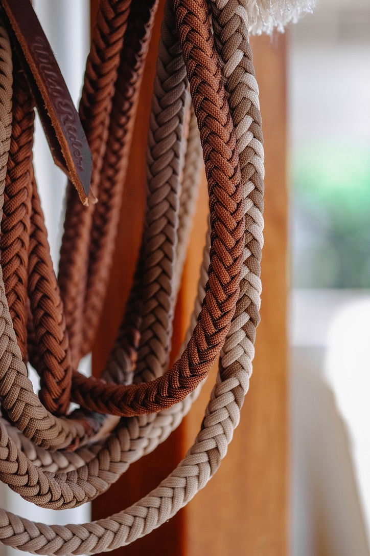 Ombré Paracord Mecate, "Aruna", 8 Strand
