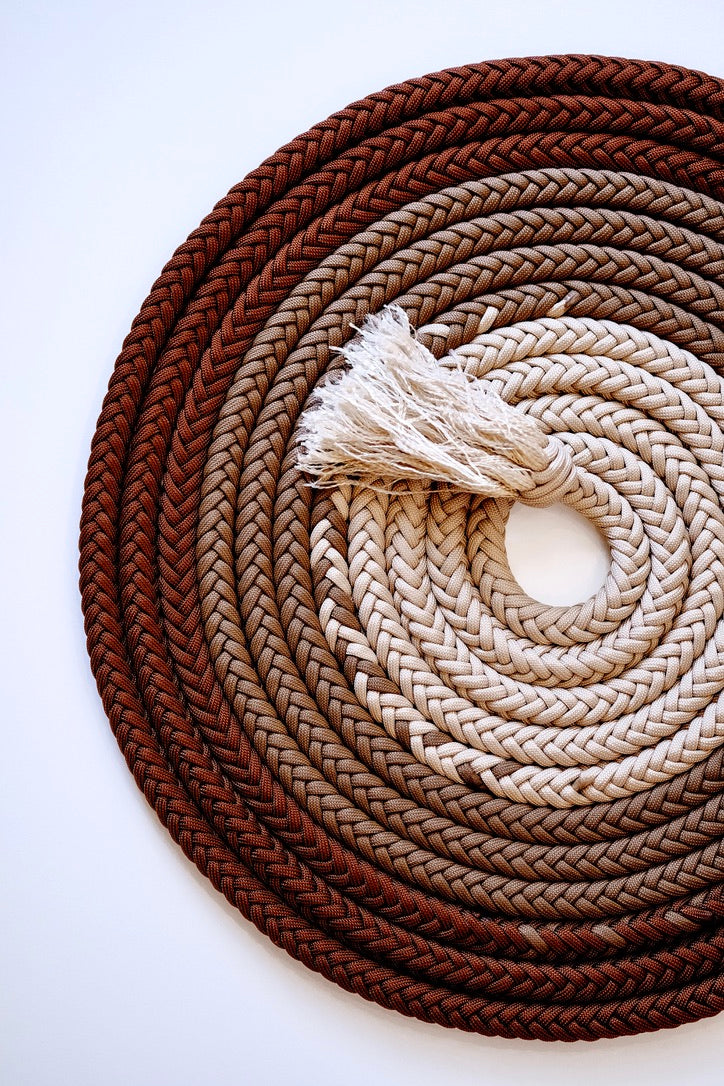 Ombré Paracord Mecate, "Aruna", 8 Strand