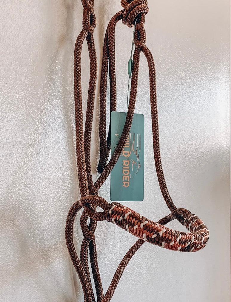 Halo Overlay Knotless Halter"Lagoon x Chameleon"/full/in stock