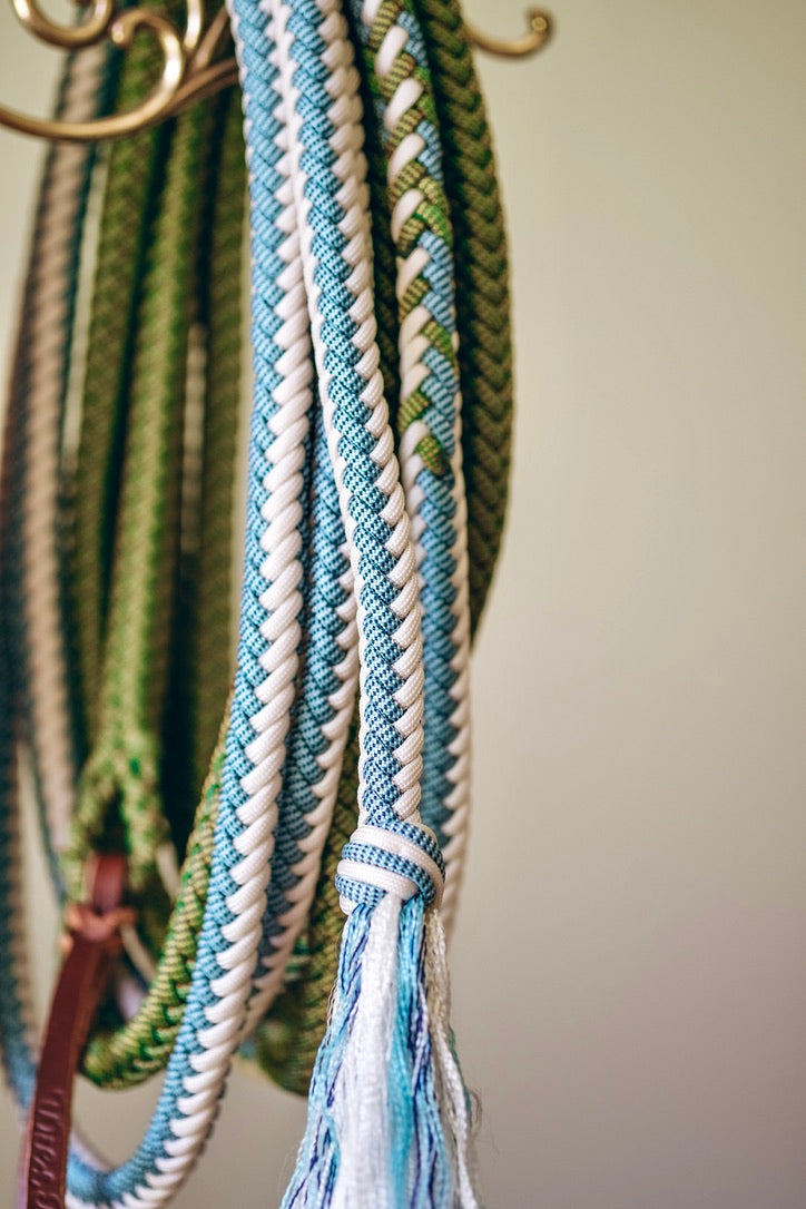 Ombré Paracord Mecate, "Sea Dragon", 8 Strand