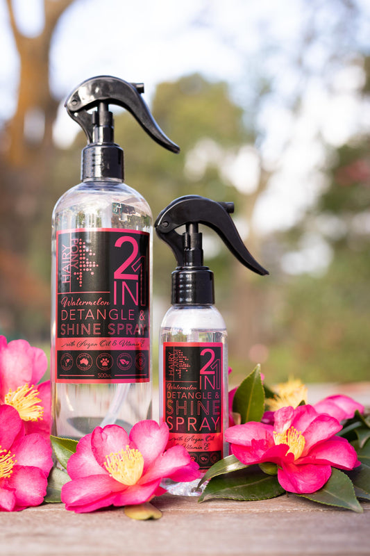 2 in 1 Detangle & Shine Spray - Watermelon