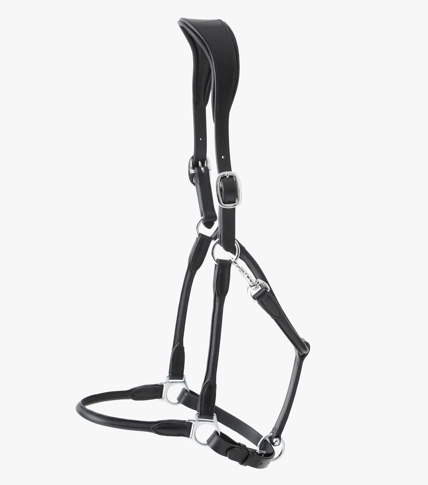 Hennaroso Rolled Anatomic Leather Head Collar