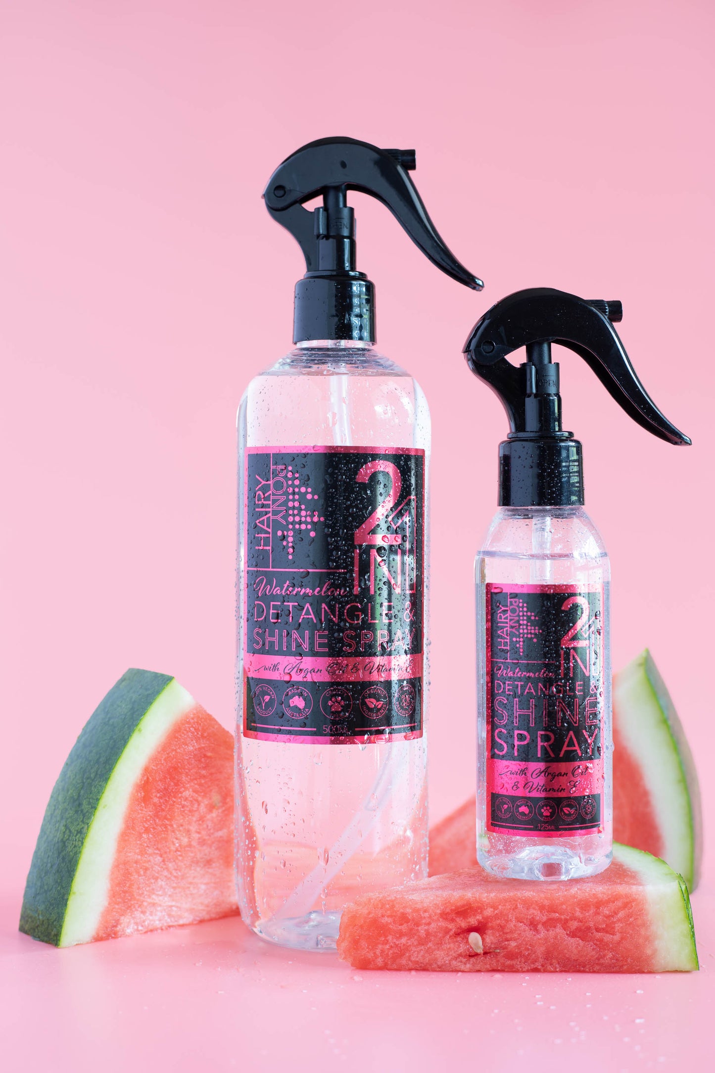 2 in 1 Detangle & Shine Spray - Watermelon