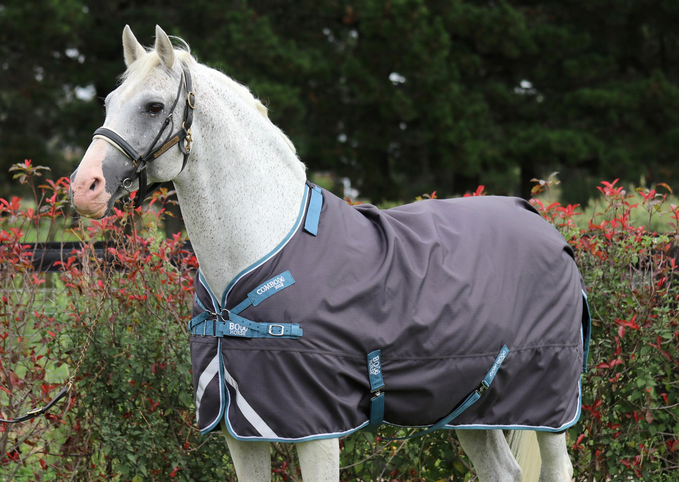 Combo Horse Rug - 100g - DARK GREY