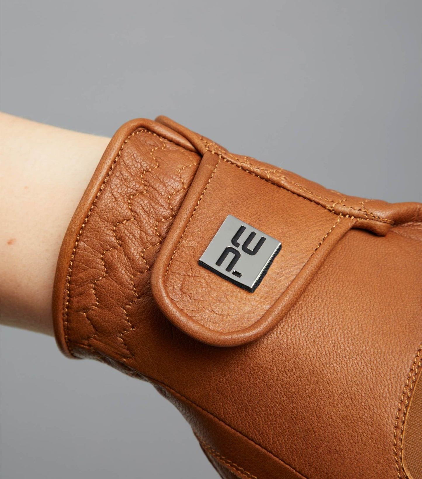Mizar Ladies Leather Riding Gloves - TAN