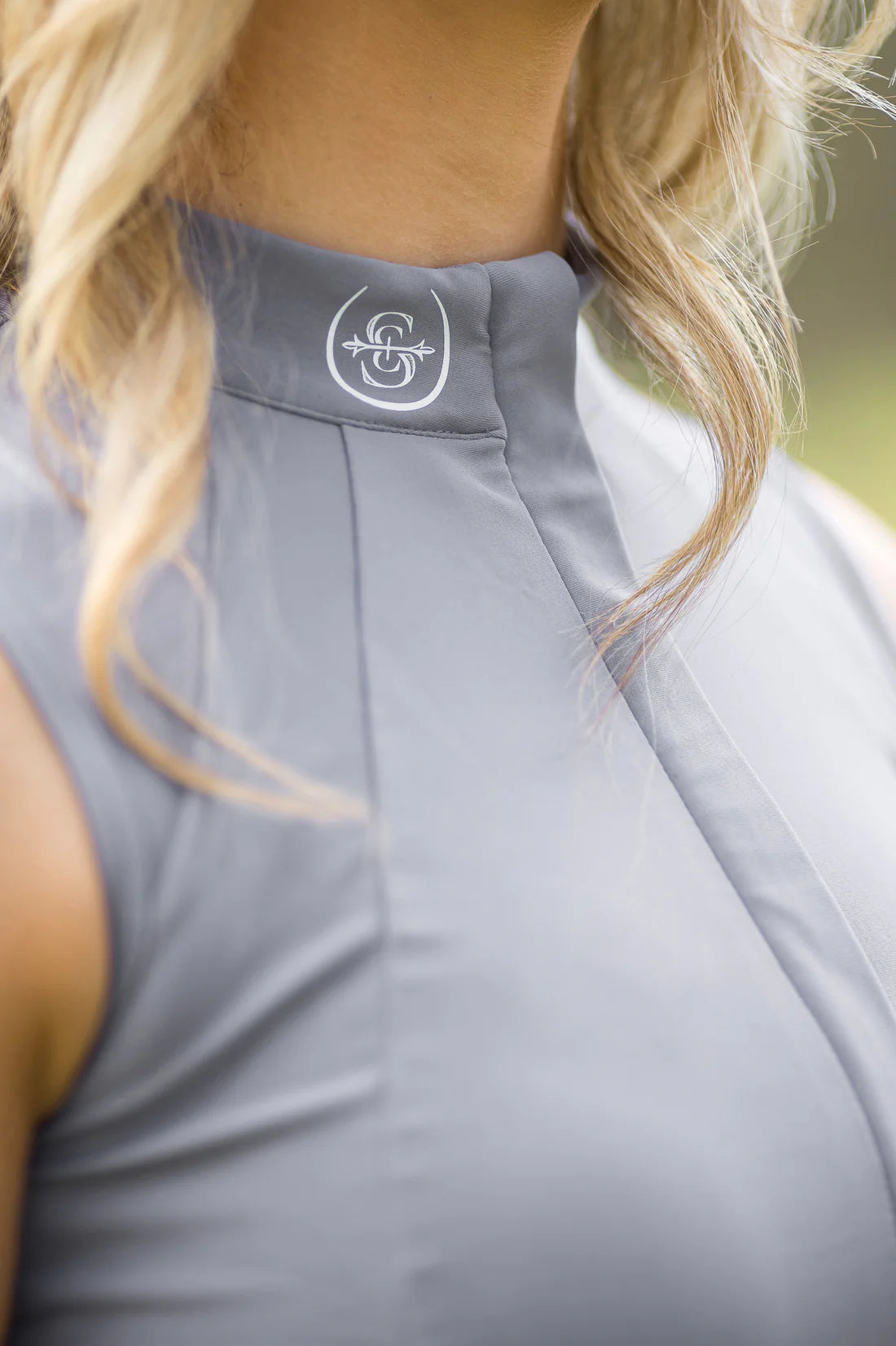 Sleeveless Paradigm Design Base Layer: Silver Eclipse