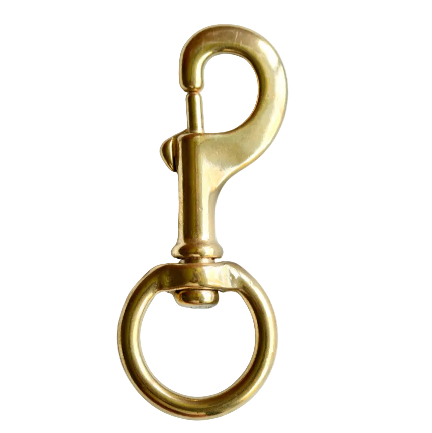 Brass Swivel Snap Hook - For Lead Rope