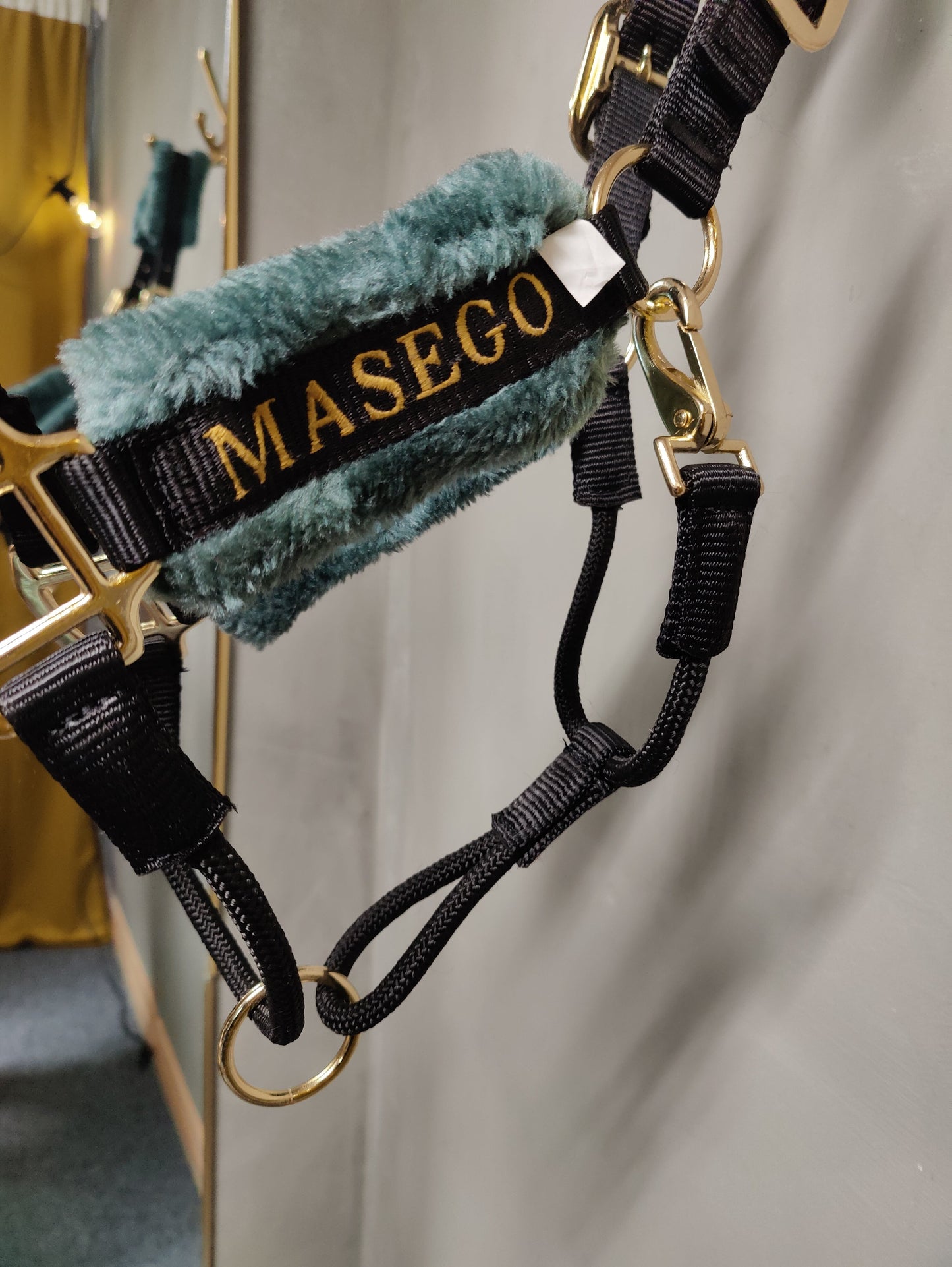 Ivy halter - black/grey - MASEGO horsewear