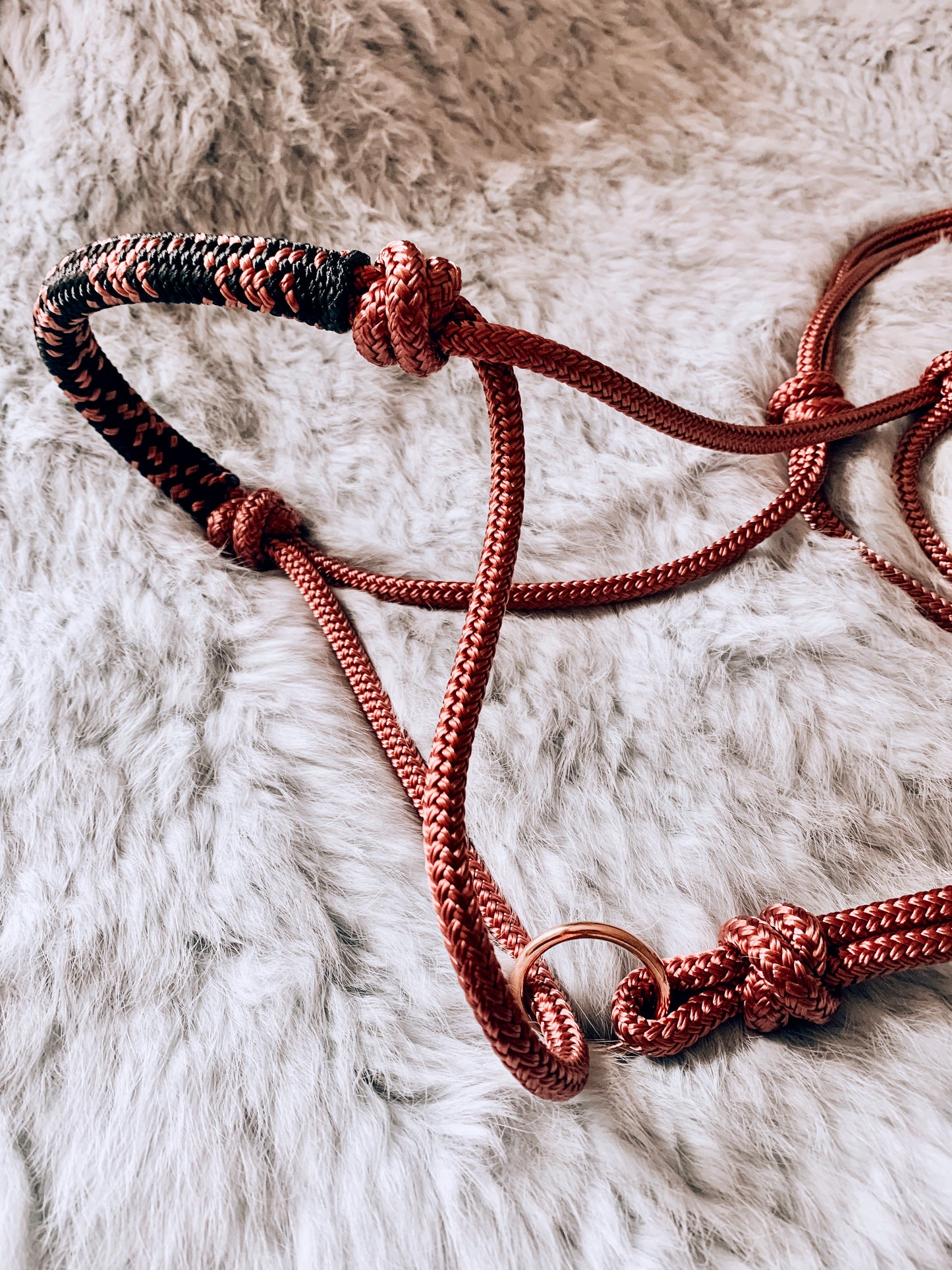 Halo Overlay Halter - "ROSE GOLD X STARDUST"