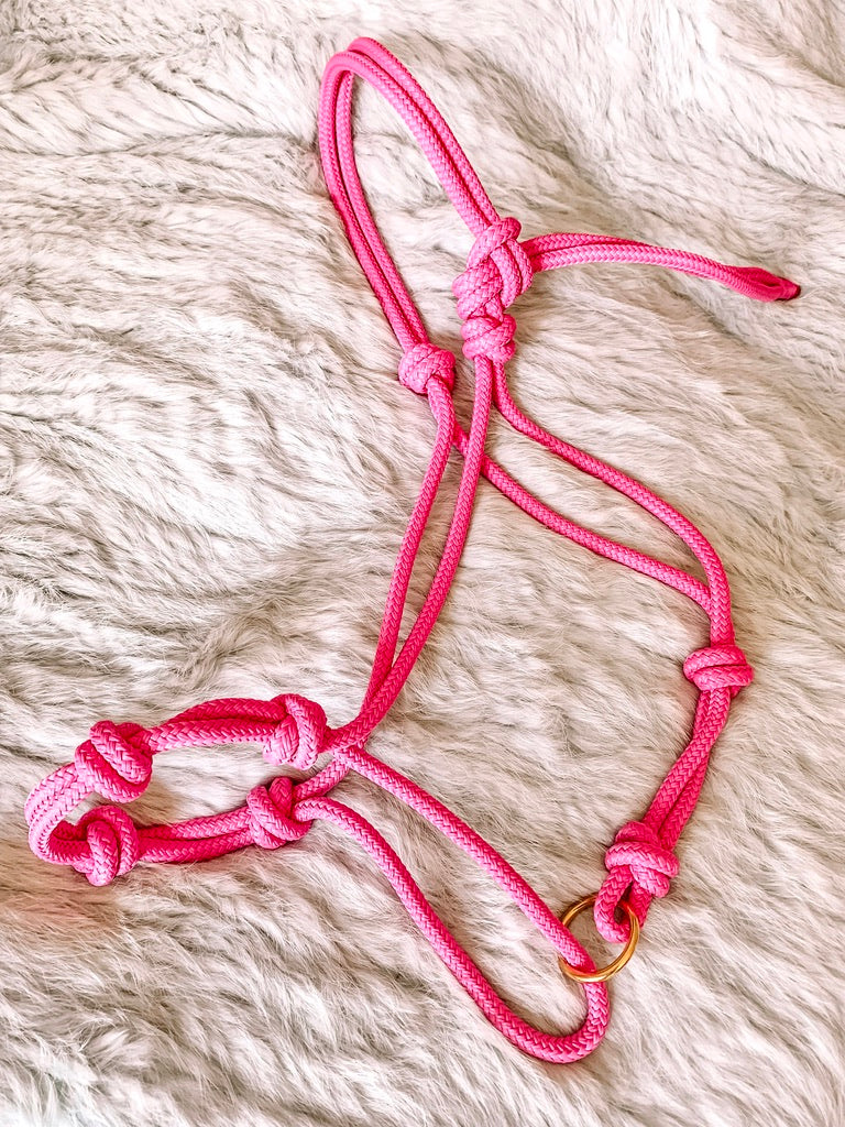 Halo 4 Knot Halter - "FLAMINGO"