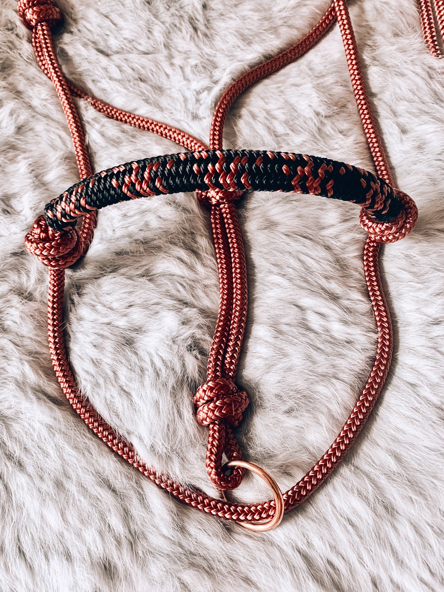 Halo Overlay Halter - "ROSE GOLD X STARDUST"