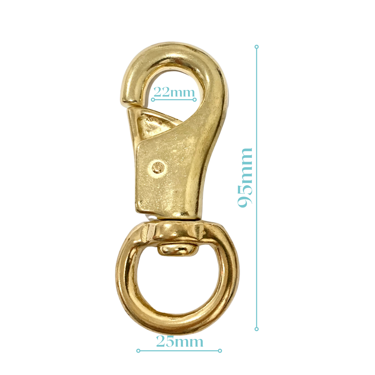 Bull Swivel Snap Brass - For Lead Rope