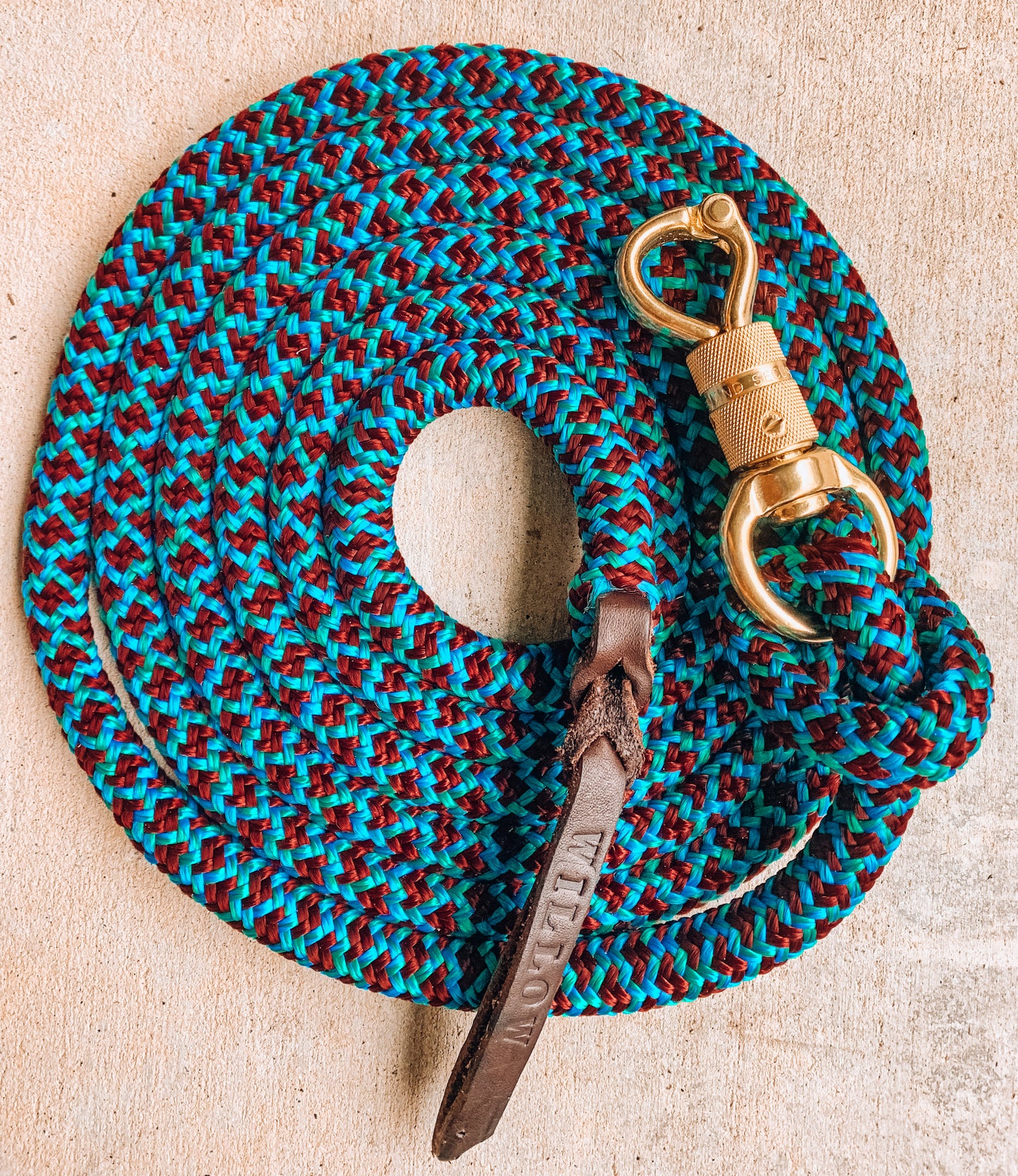 Design Your Own Lead Rope - "Peacock" freeshipping - Wild Rider