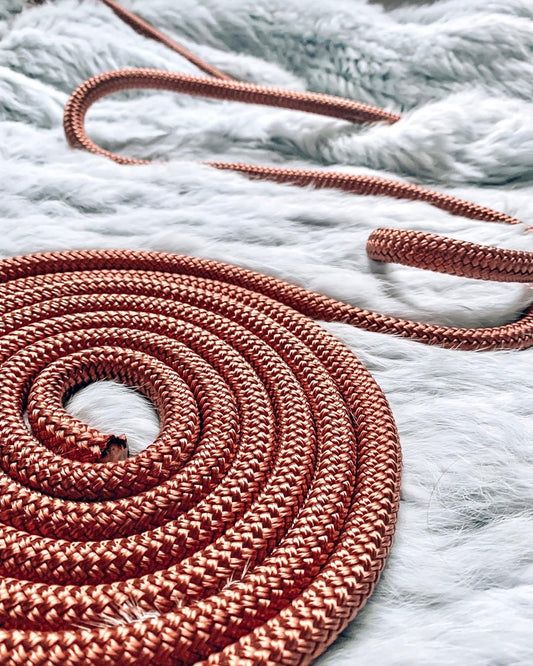 Campdraft Reins - "ROSE GOLD"
