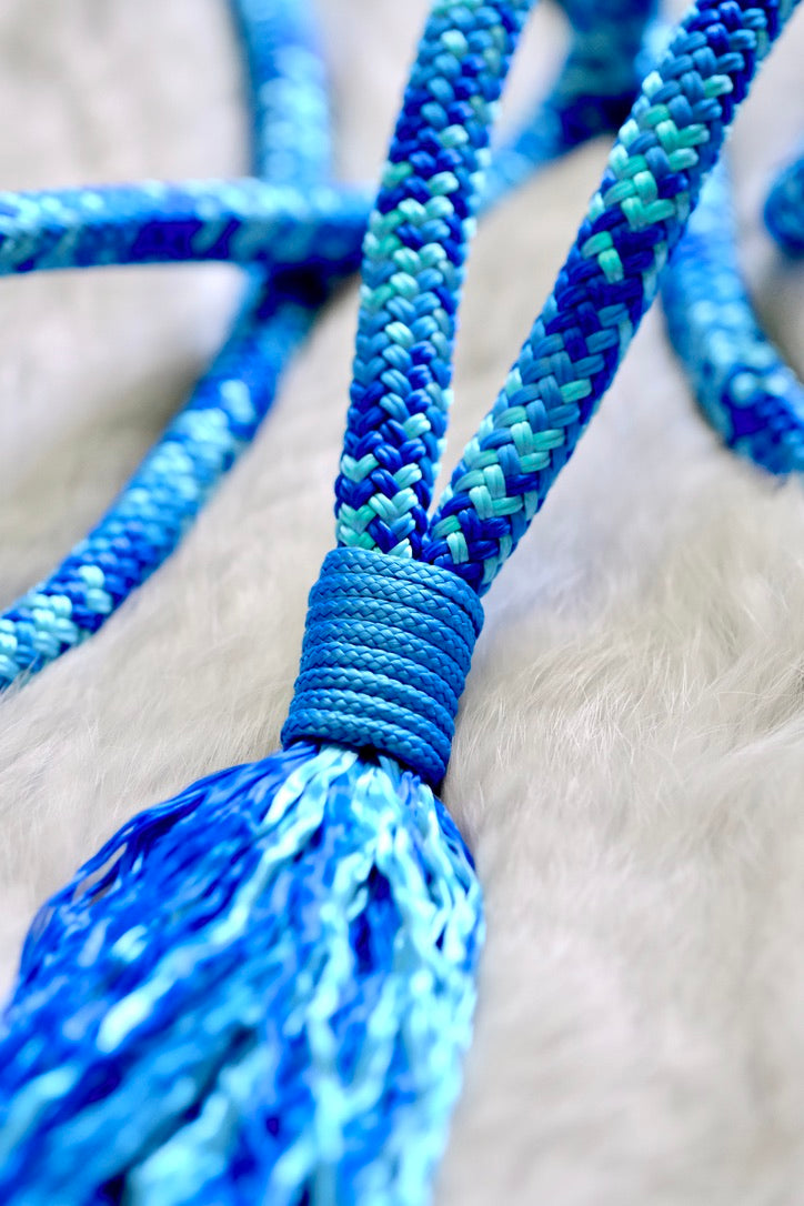 Tassel Neck Rope - "LAGOON"