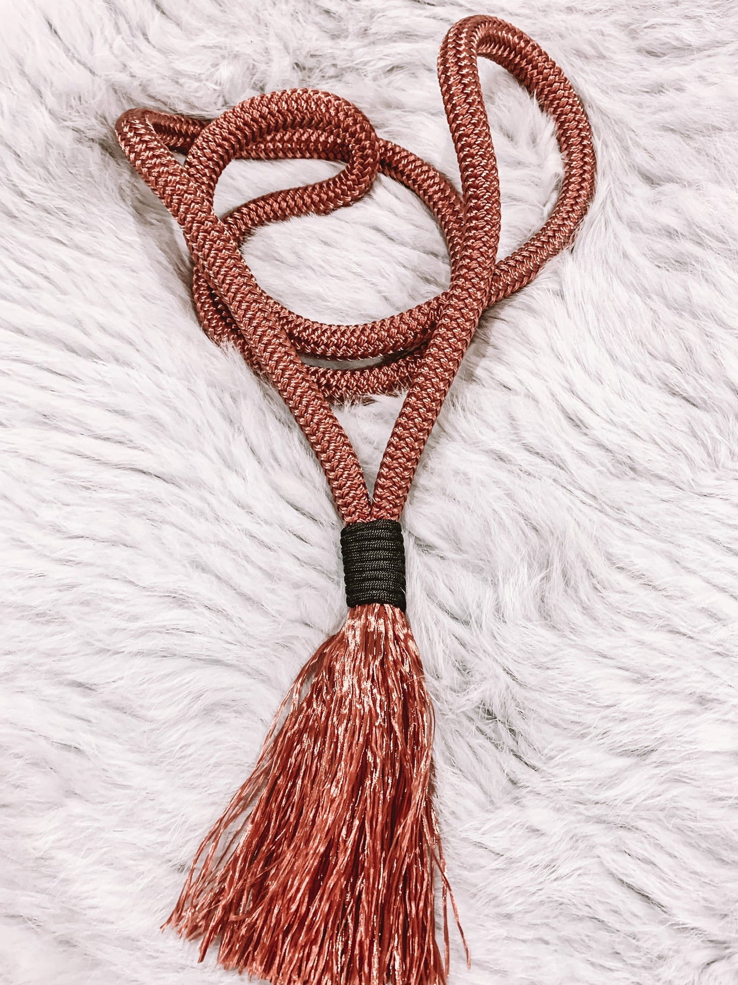 Tassel Neck Rope - "MOONSTONE"