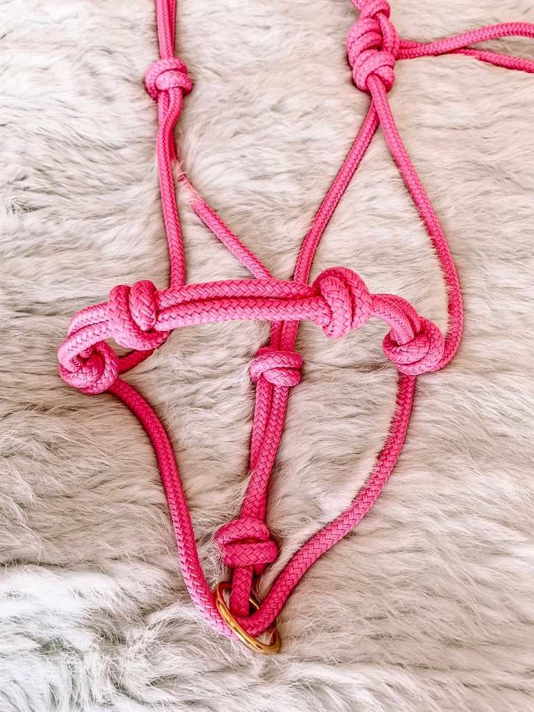 Halo 4 Knot Halter - "FLAMINGO"