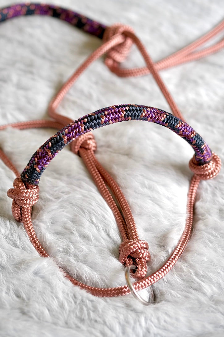 Halo Overlay Halter - "ROSE GOLD X STARLING"