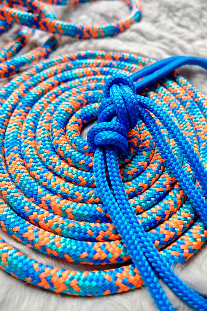 Halo Overlay Halter - "CARIBBEAN X MACAW"