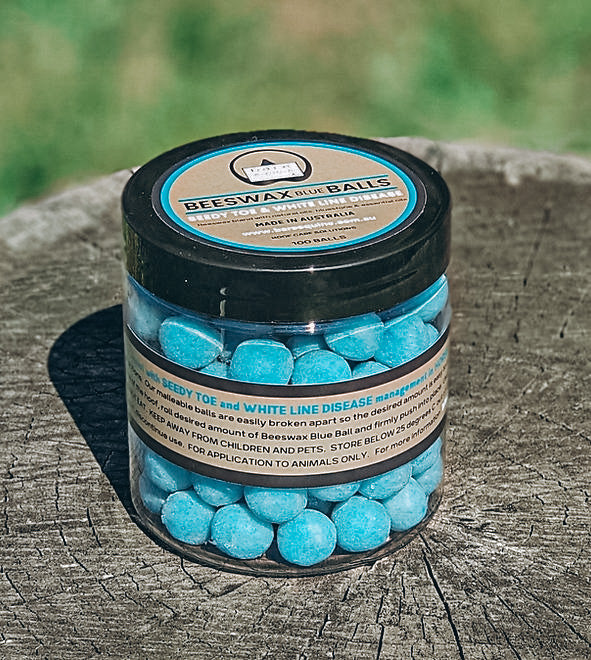 Beeswax Blue Balls - Seedy Toe and White Line Disease freeshipping - Wild Rider