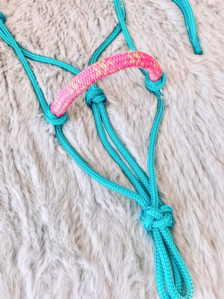 Overlay Halter - "LAGOON X BAHAMA"