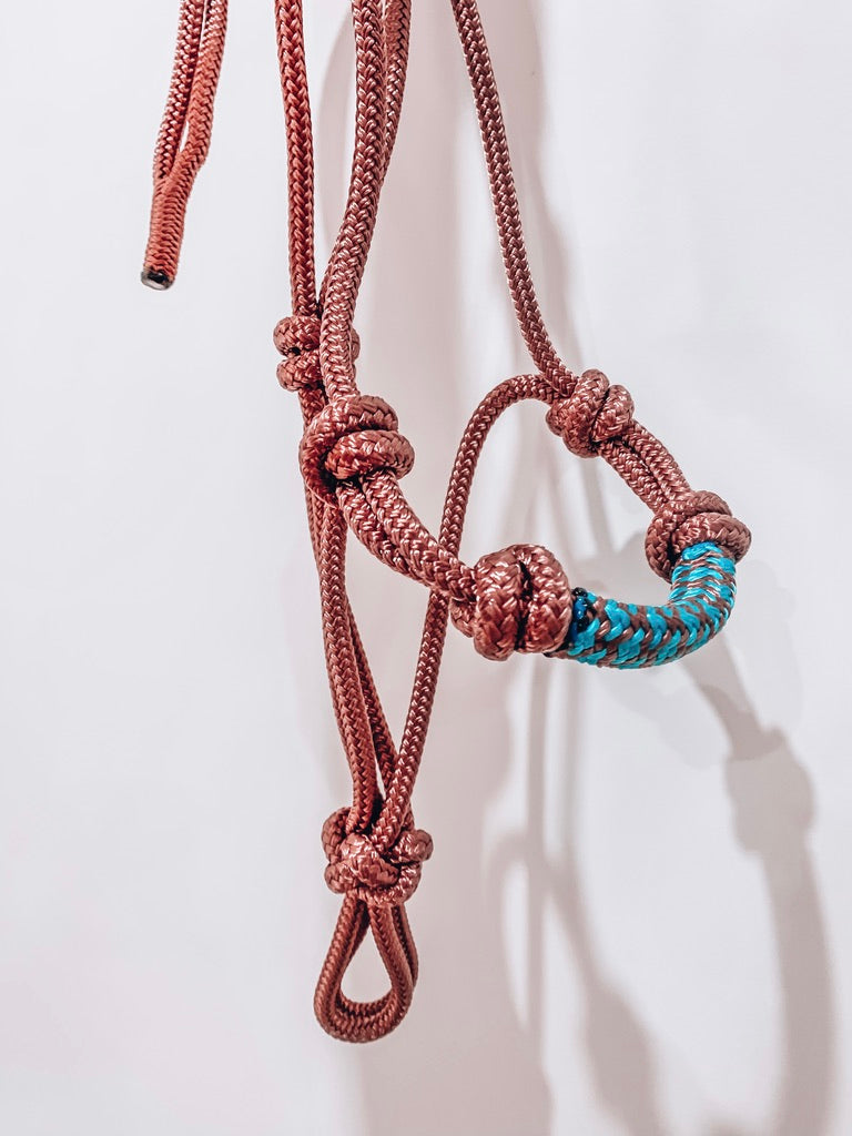 4 Knot Overlay Halter - "ROSE GOLD X STARLING"