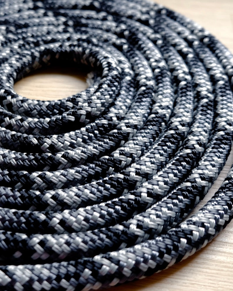 Split Reins - Clip ons - "OBSIDIAN"