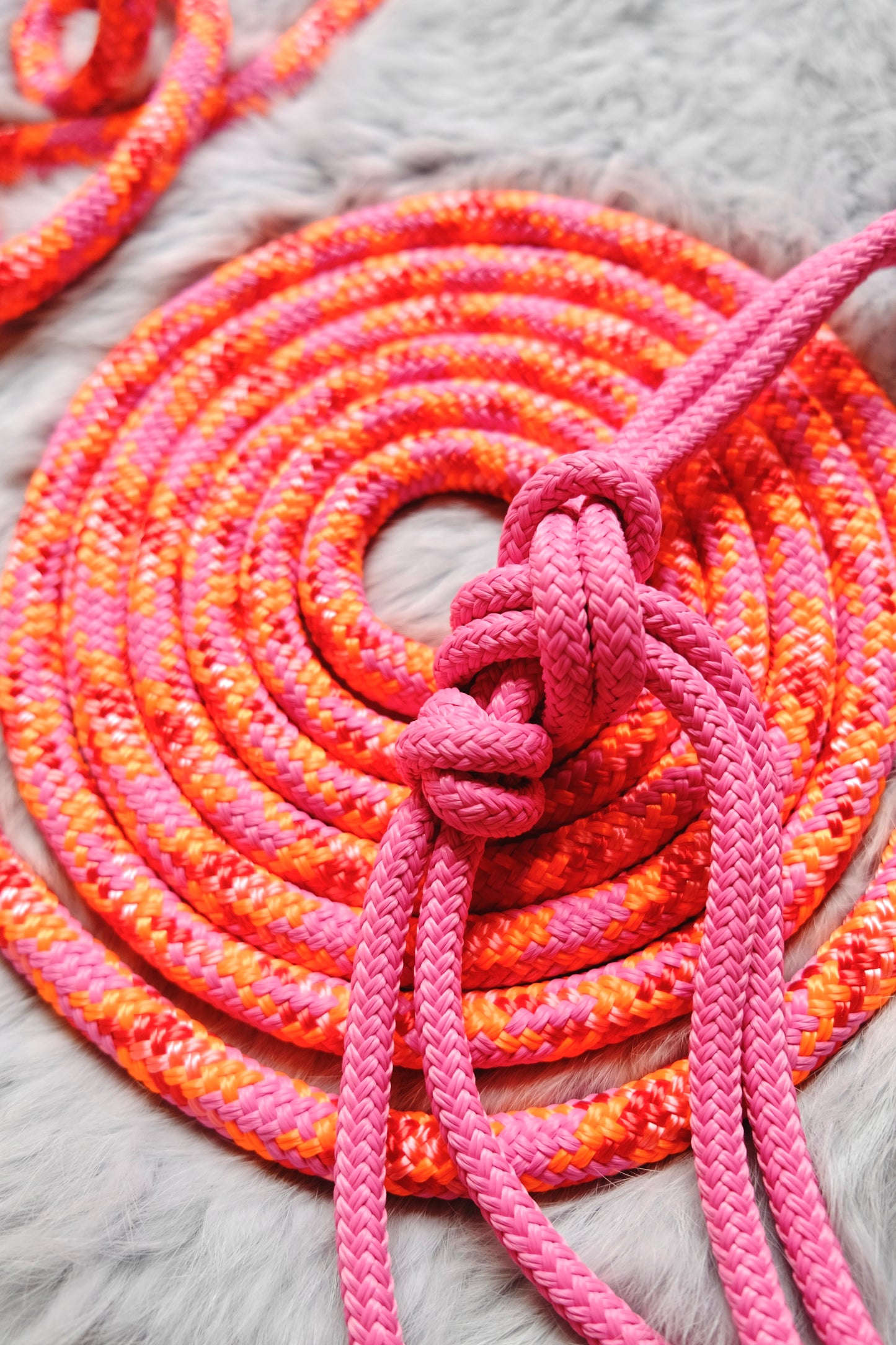 Halo Overlay Halter - "FLAMINGO X TEQUILA SUNRISE"