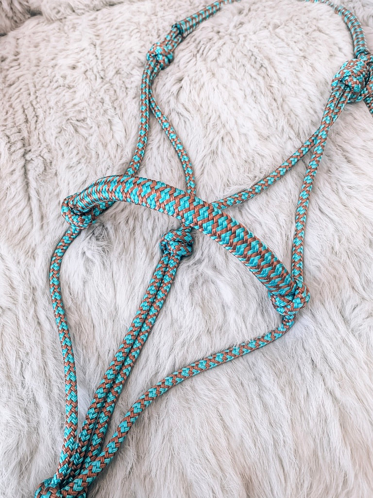 Halo Overlay Halter - "KINGFISHER X KINGFISHER"
