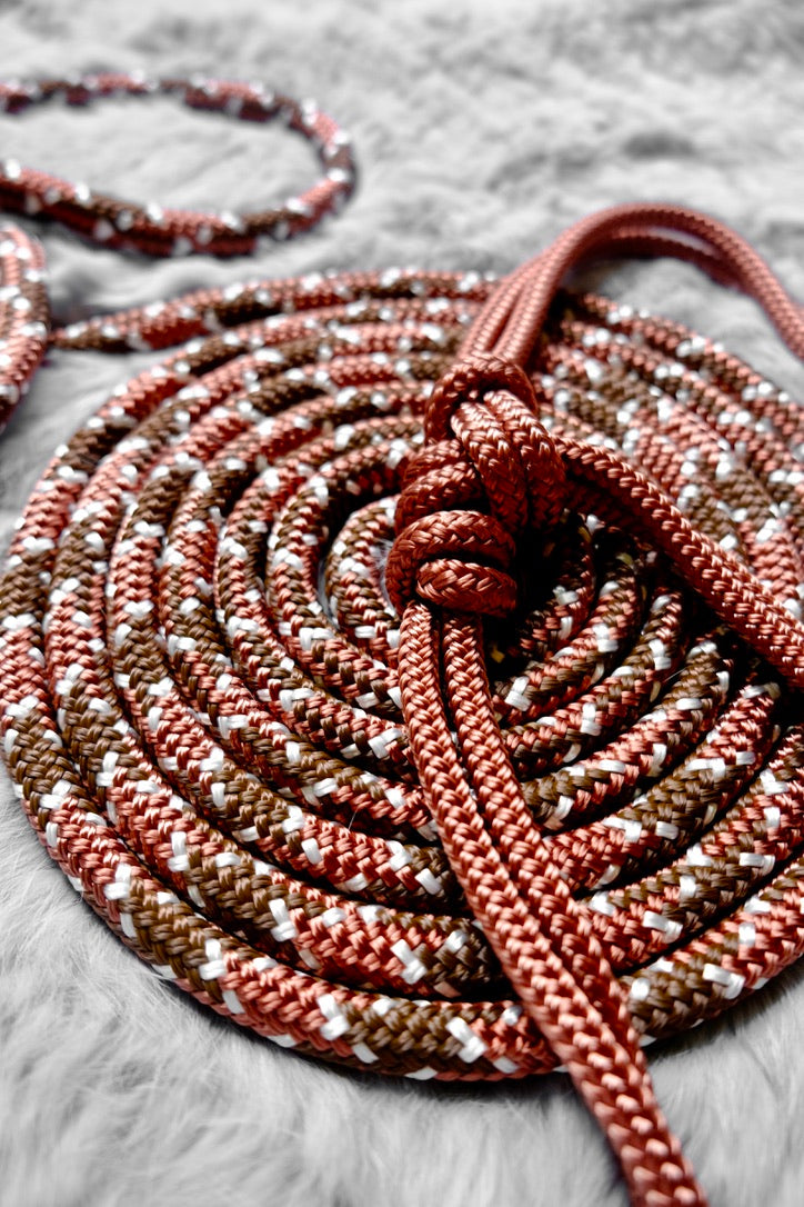 Overlay Halter - "ROSE GOLD X COCONUT ROUGH"