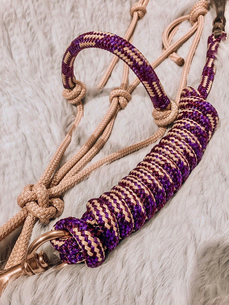 Overlay Halter - "SAND CASTLE X HUMMINGBIRD"