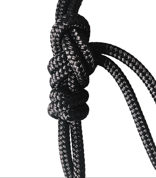 Standard Rope Halter"Black Basalt"/in stock