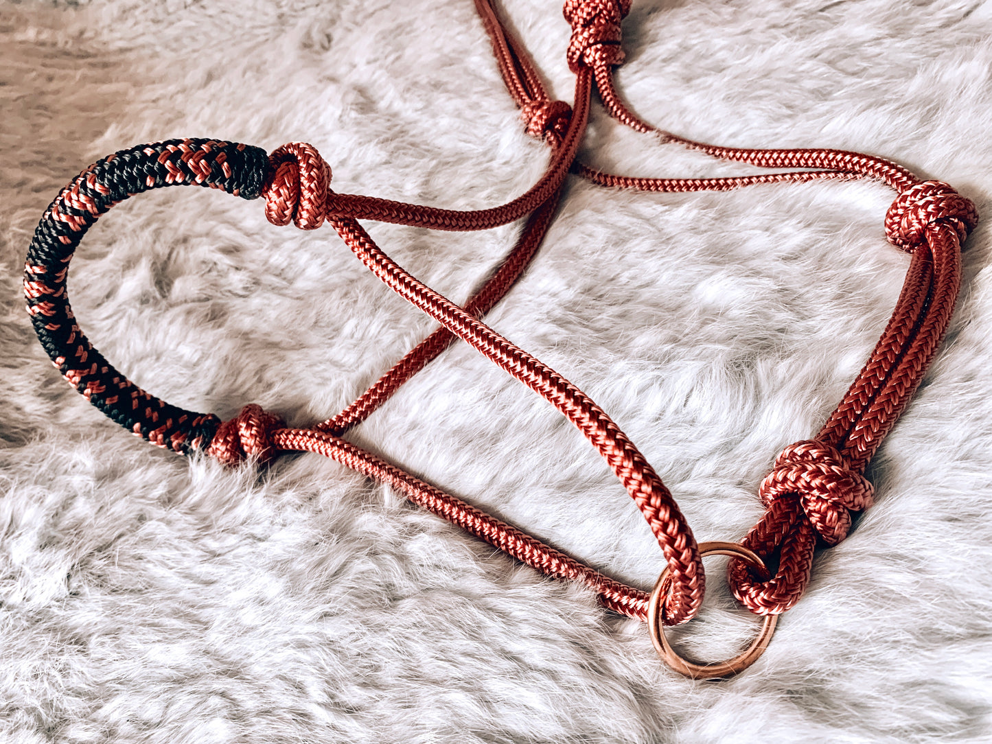 Halo Overlay Halter - "ROSE GOLD X STARDUST"