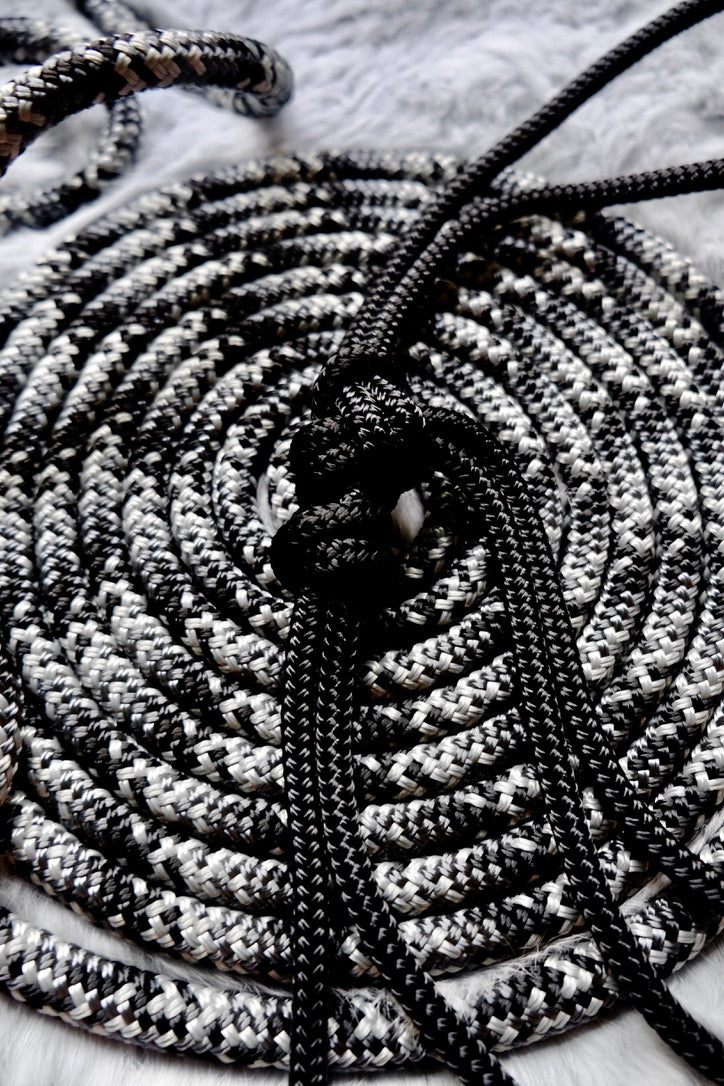 Halo Overlay Halter - "BLACK BASALT X OBSIDIAN"