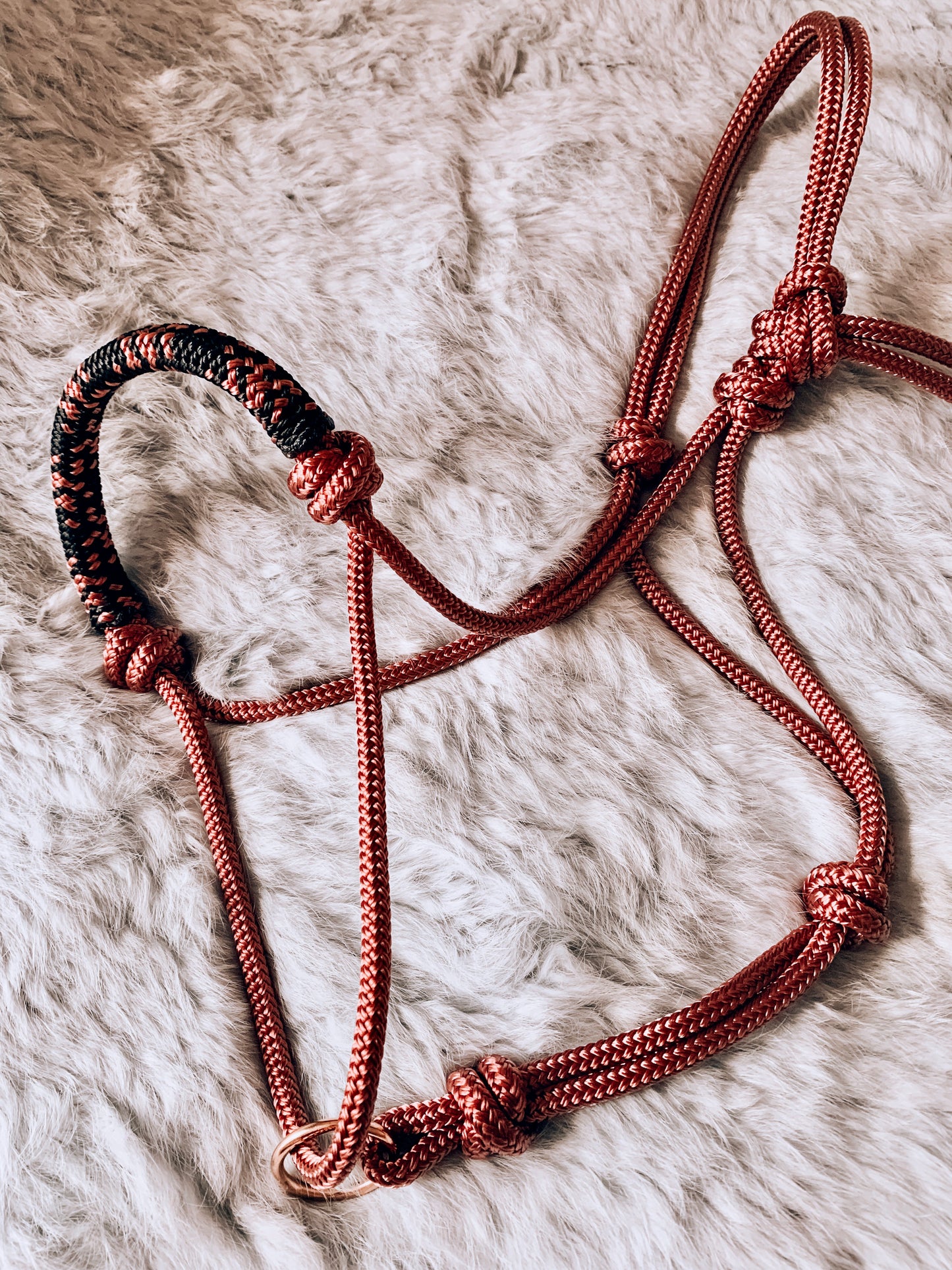 Halo Overlay Halter - "ROSE GOLD X STARDUST"