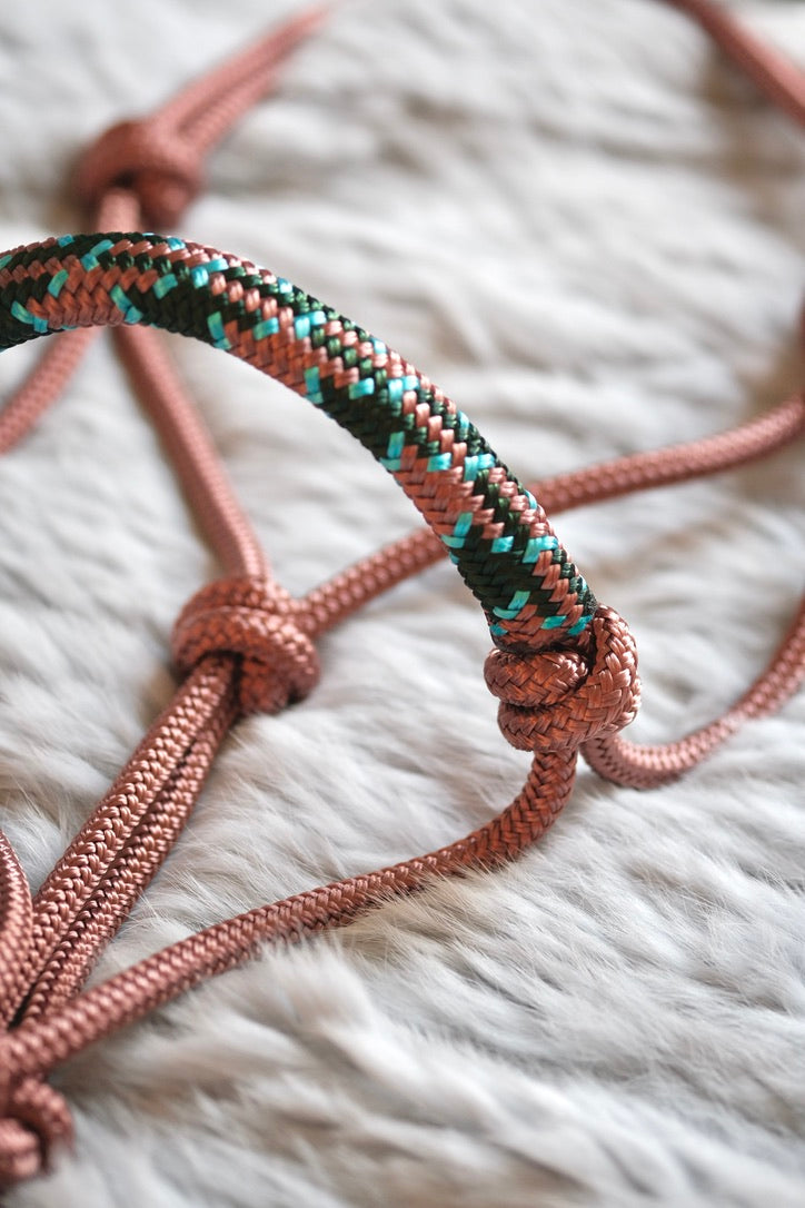 Halo Overlay Halter - "ROSE GOLD X KOOKABURRA"