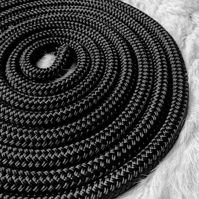 Split Reins - Clip ons - "BLACK BASALT"