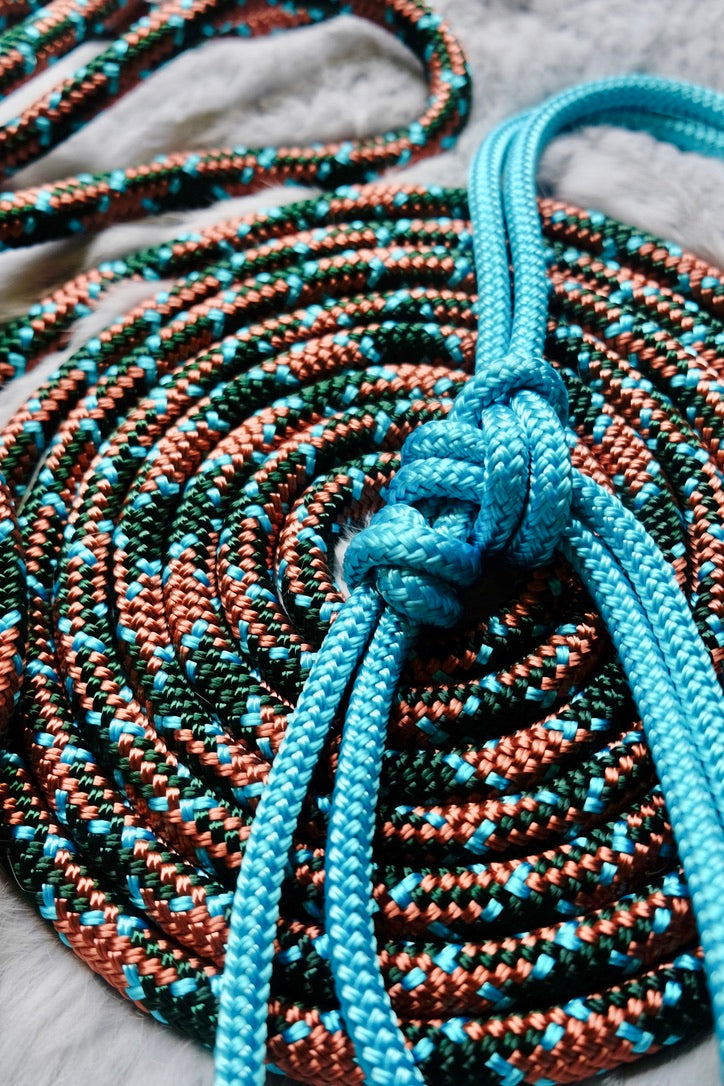 Halo Overlay Halter - "LAGOON X KOOKABURRA"