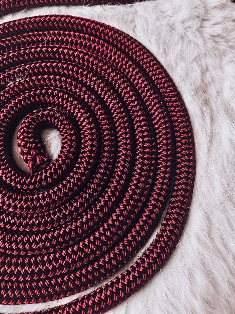 Tassel Neck Rope - "CARMINE"