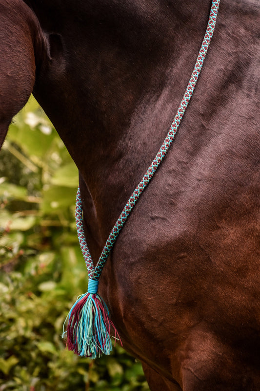 Tassel Neck Rope - "PEACOCK"