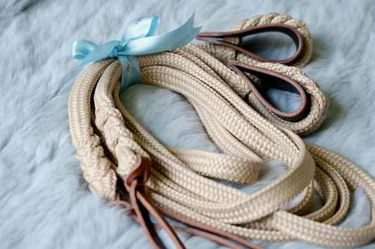 Campdraft Reins - "BLACK BASALT"