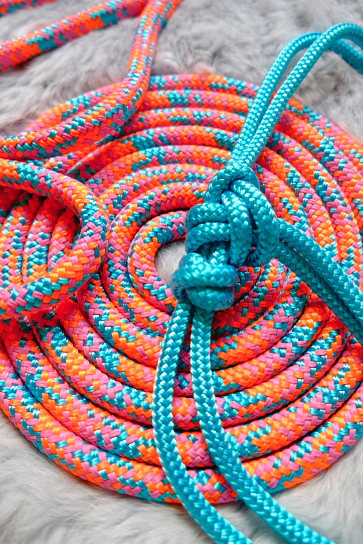 Halo Overlay Halter - "LAGOON X CHAMELEON"