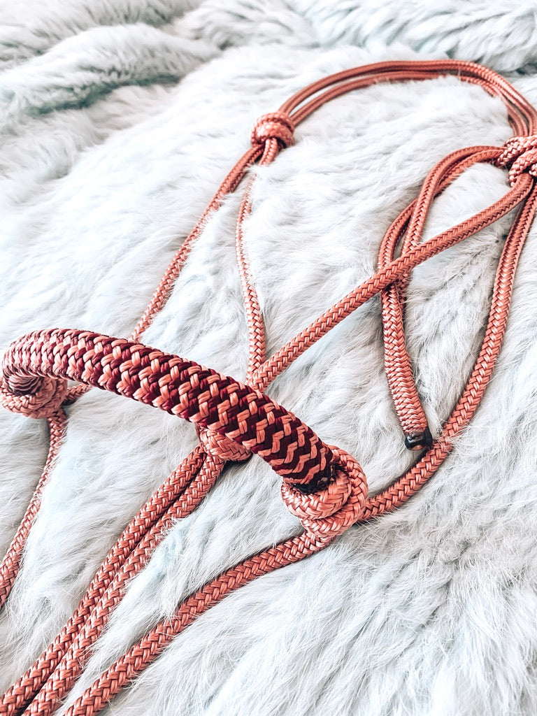 Overlay Halter - "ROSE GOLD X SAHARA"