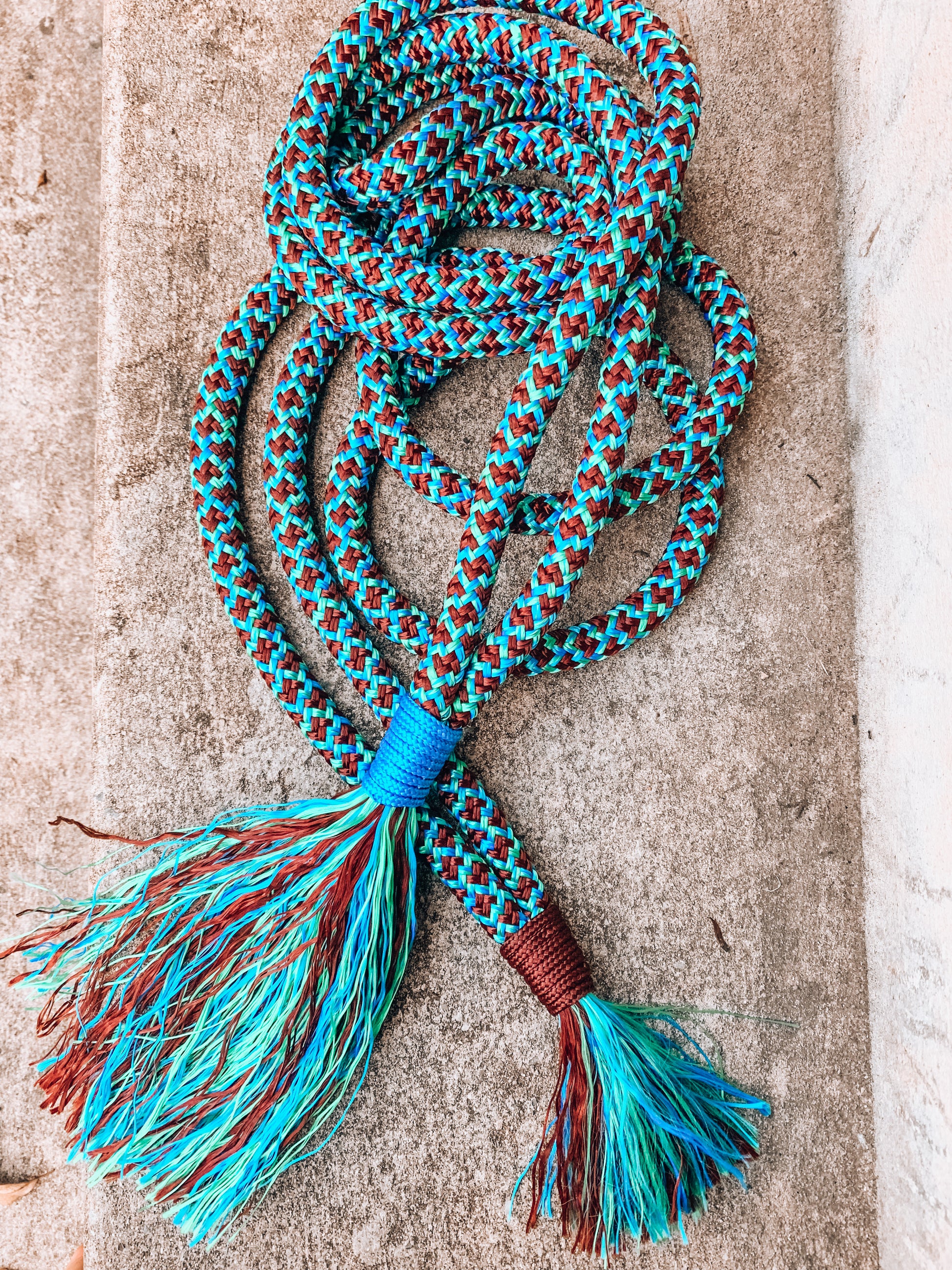 Tassel Neck Rope - "PEACOCK" freeshipping - Wild Rider
